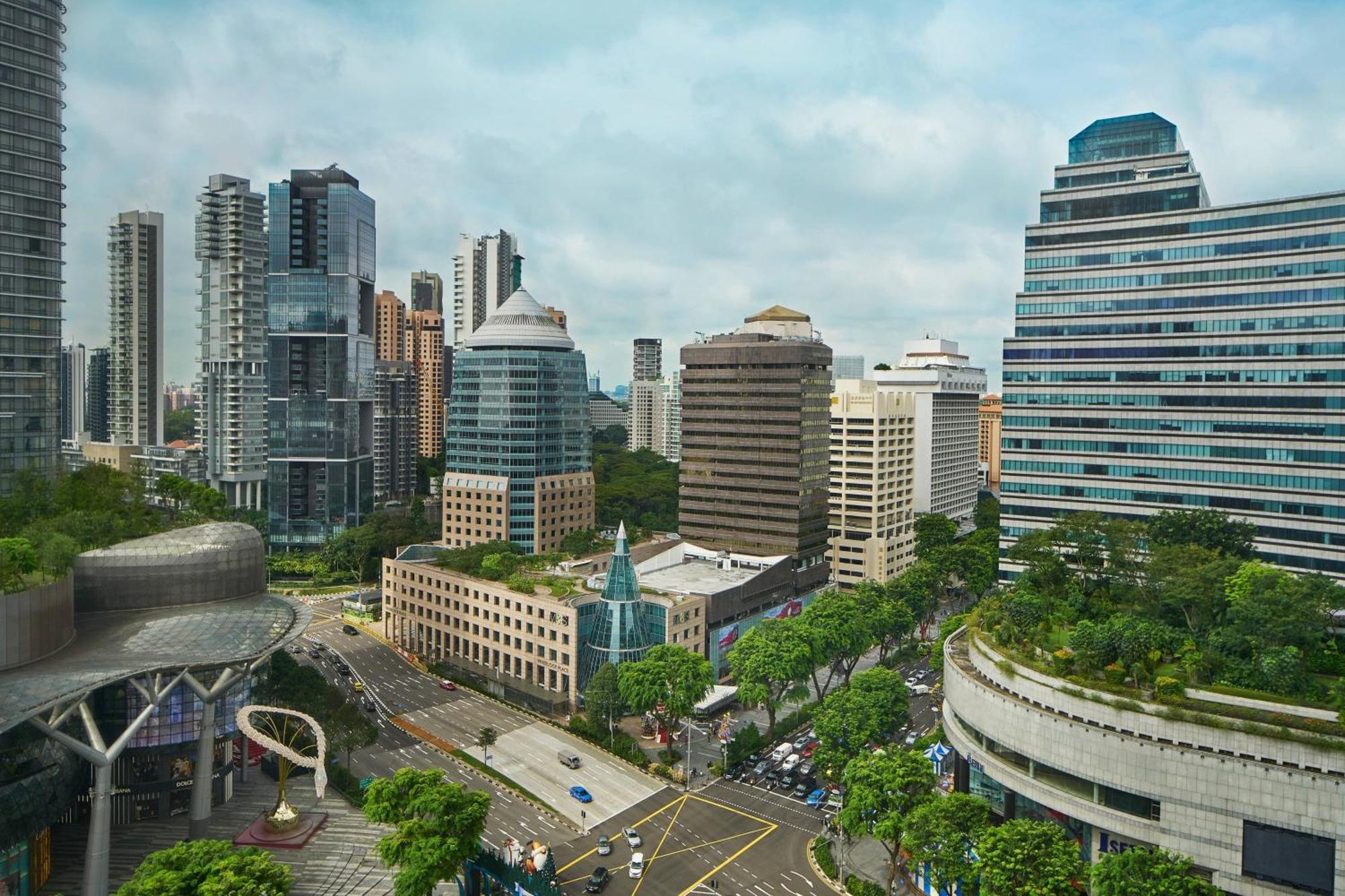 Singapore Marriott Tang Plaza Hotel Экстерьер фото